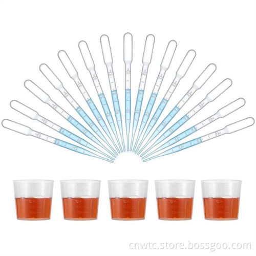 Plastic Graduated Dropper and 3ml Transfer Pipette: Precision in Liquid Measurement